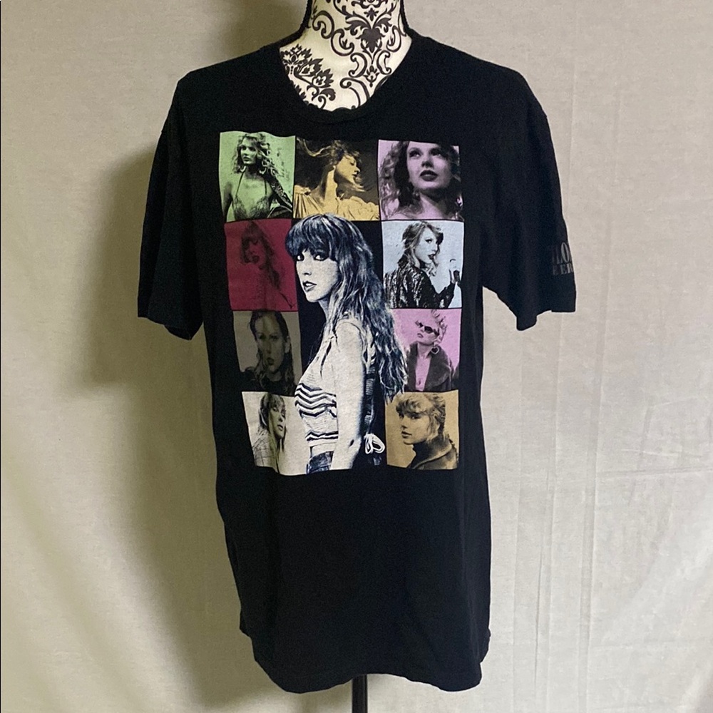 Taylor Swift The Eras Tour Official Merch North American Tour Cotton Black